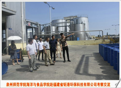 海洋與食品學院專家團赴福建省鉅港環?？萍脊鹃_展技術交流，共促綠色食品與環保技術融合發展
